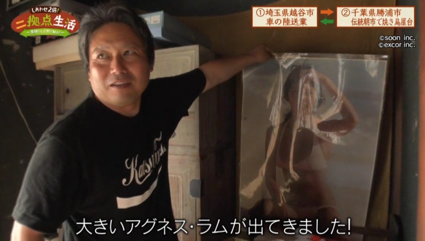 しあわせ2倍二拠点生活アグネスラム額装