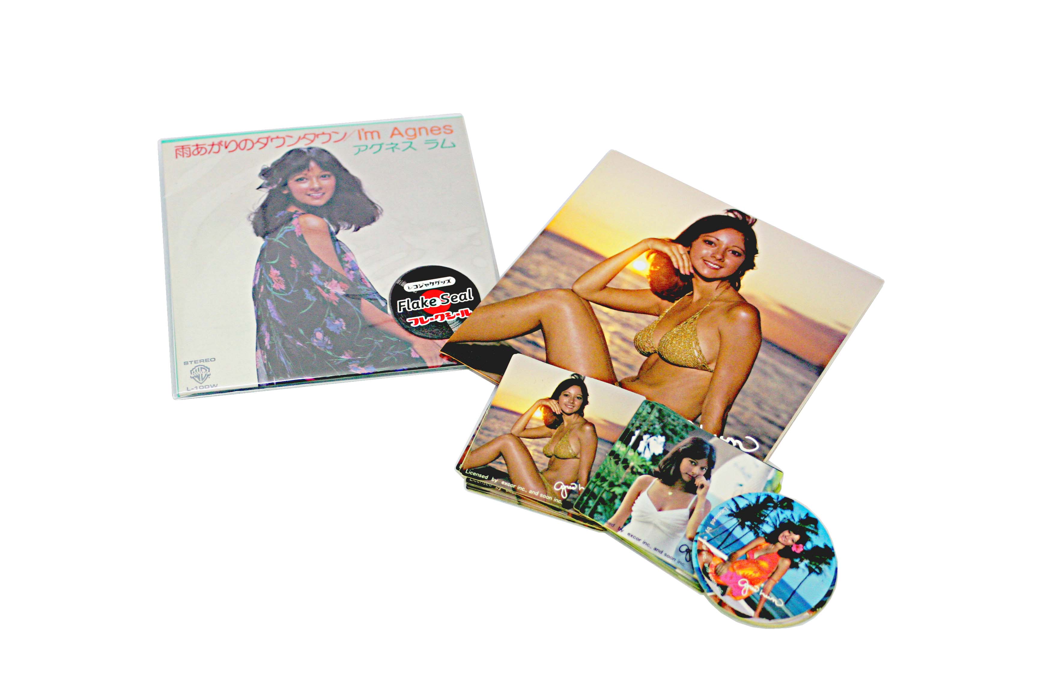 アグネスラムレコジャケフレークシール